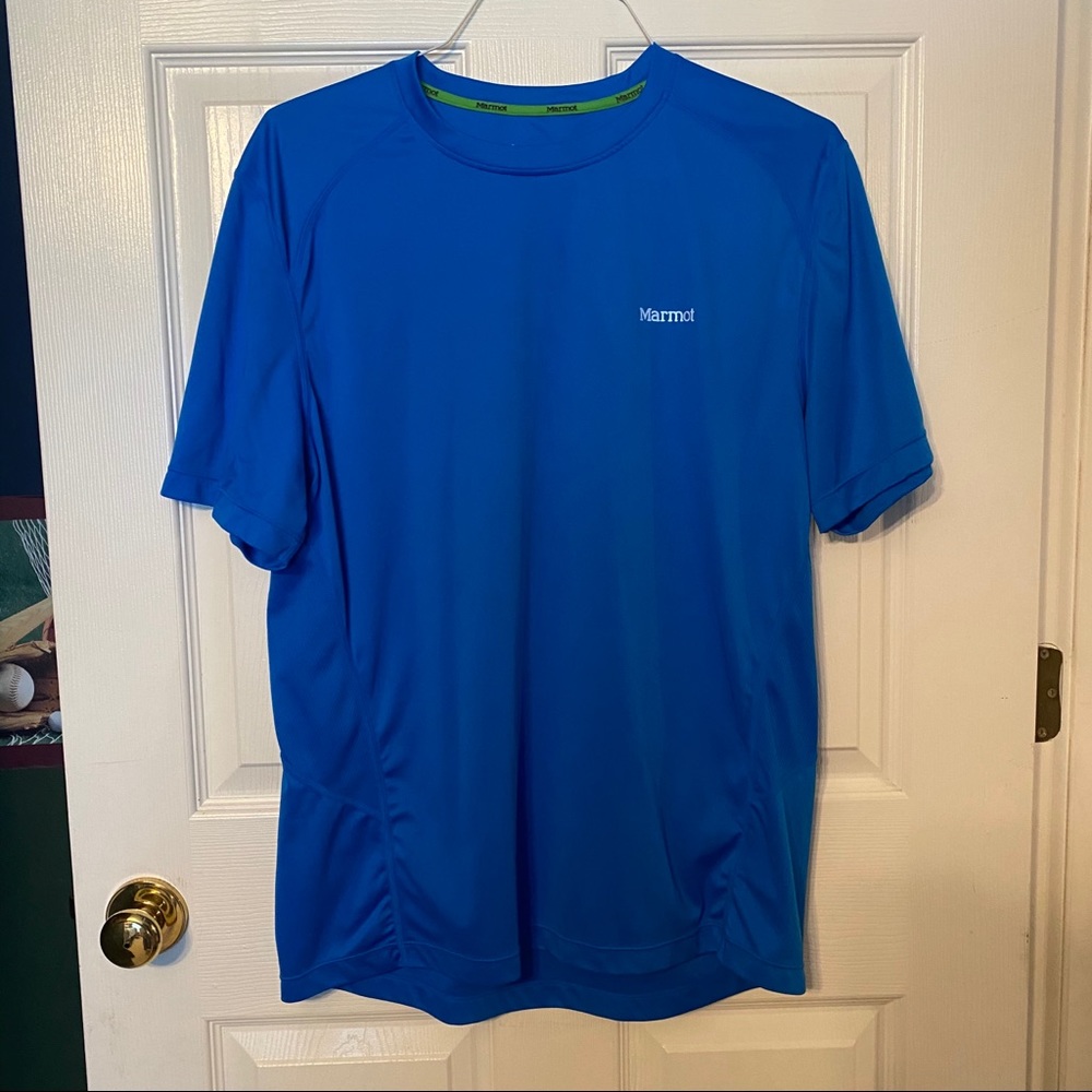MARMOT | Men’s Blue Athletic Shirt